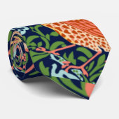 Cravate William Morris Fraise Thief Ornate (Roulé)