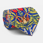 Cravate William Morris Fraise voleur célèbre tableau (Roulé)