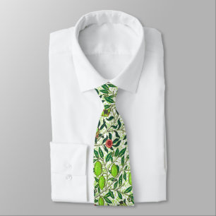 Cravate William Morris Fruit exotique, Vert citron vert