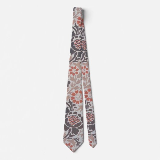 Cravate William Morris Grafton Botanic Art Design (Devant)