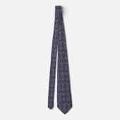Cravate William * Morris Honey Comb Floral Bleu (Dos)