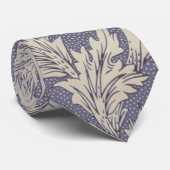 Cravate William Morris Horn Poppy Classic Floral (Roulé)