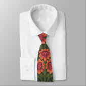 Cravate William Morris Jardin Fleur de Blackthorn Classiqu (Attaché)