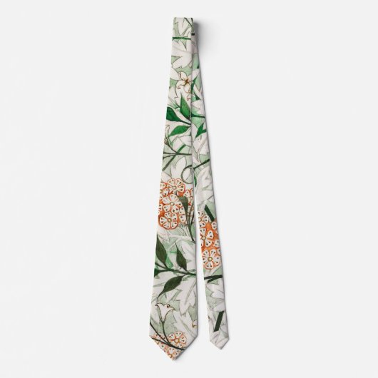 Cravate William Morris Jardin Fleur de Jasmin Classique (Devant)