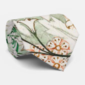 Cravate William Morris Jardin Fleur de Jasmin Classique (Roulé)