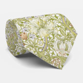 Cravate William Morris Jardin Fleur de Lys Classique (Roulé)