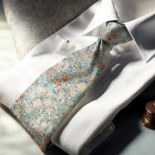 Cravate William Morris Lily Art nouveau motif floral