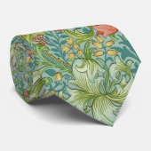 Cravate William Morris "Lily dorée" 1 (Roulé)