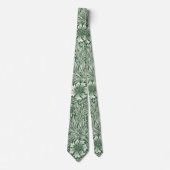 Cravate william morris marigold vert floral papier peint (Devant)