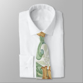 Cravate William Morris modèle floral à tige unique (Attaché)