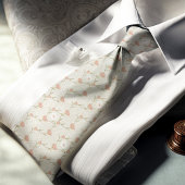 Cravate William Morris Monogrammed Garden Tulip Floral