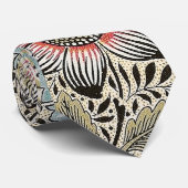 Cravate william morris papier peint coq floral (Roulé)