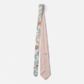 Cravate William Morris - Papier peint de la Chouette et de (Dos)