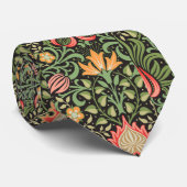 Cravate William Morris Persian Floral Antique (Roulé)