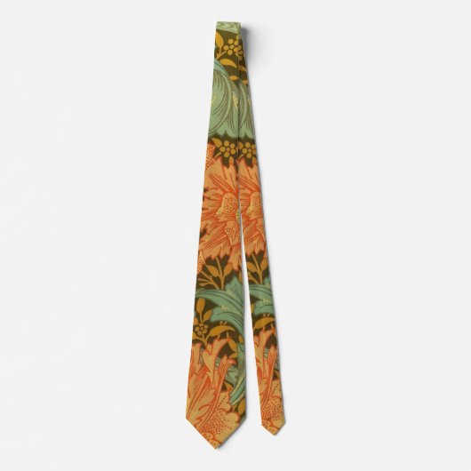 Cravate William Morris Single Stem Pattern (Devant)