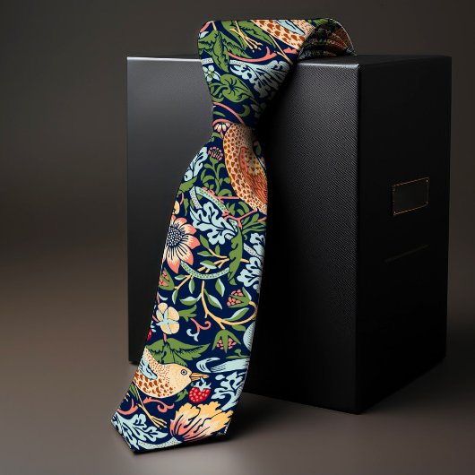 Cravate William Morris Strawberry Thief