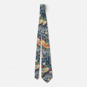 Cravate William Morris Strawberry Thief Art Imprimer Vinta (Dos)