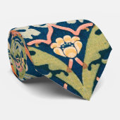 Cravate William Morris Strawberry Thief Motif floral (Roulé)