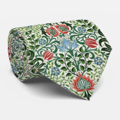 Cravate William Morris "Thistle" Arts & Crafts Mouvement (Roulé)