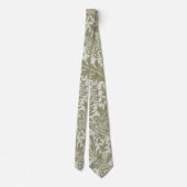 Cravate William Morris Thistle Sage Green Motif (Dos)