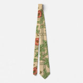 Cravate William Morris Trellis Design classique de papier  (Dos)