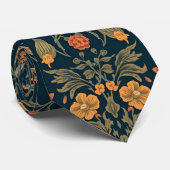 Cravate William Morris vintage Honeysuckle Floral Pattern (Roulé)