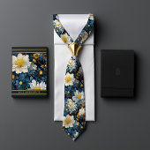 Cravate William Morris Wild Marguerite Floral