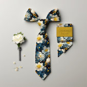 Cravate William Morris Wild Marguerite Floral