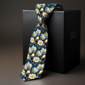 Cravate William Morris Wild Marguerite Floral