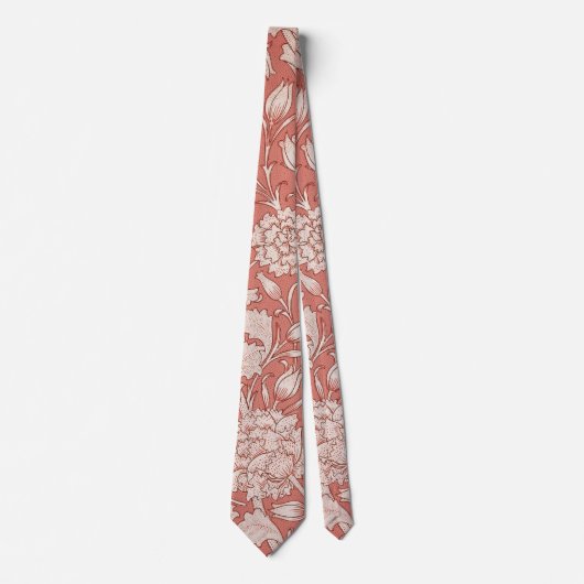 Cravate William Morris Wild Tulip Classique Conception Vic (Devant)