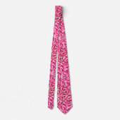 Cravate William Morris Willow Bough, Fuchsia Pink (Dos)