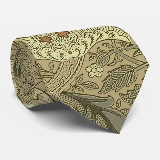 Cravate William Morris Windrush Motif de fond d'écran (Roulé)