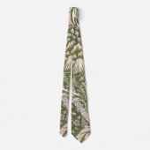 Cravate : William Morris Windrush Motif Vert : Vintage (Dos)