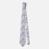 Cravate Willow bleu en bleu gris (Devant)