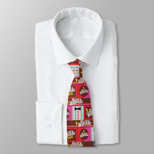 Cravate Willy Wonka Motif (Attaché)