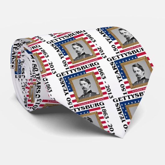 Cravate Winfield Scott Hancock - 150th Gettysburg (Roulé)