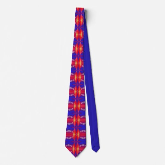 Cravate Wing It Motif Neon Layed Abstract Design abstrait (Devant)