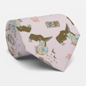 Cravate Wizard of Oz™ Wicked Witch™ Crystal Ball Pattern (Roulé)