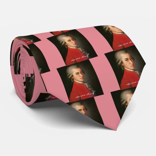 Cravate Wolfgang amadeus mozart (Roulé)