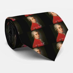 Cravate Wolfgang amadeus mozart