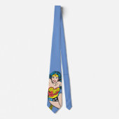 Cravate Wonder Woman Flying Forward (Devant)