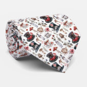 Cravate Wonderland Classic Pattern Necktie Tie (Roulé)