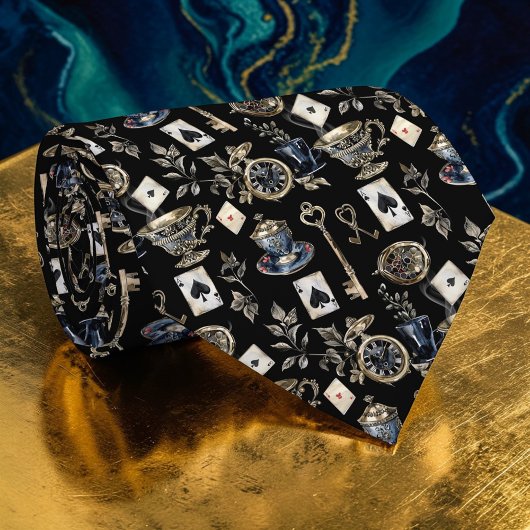 Cravate Wonderland Classic Pattern Necktie Tie