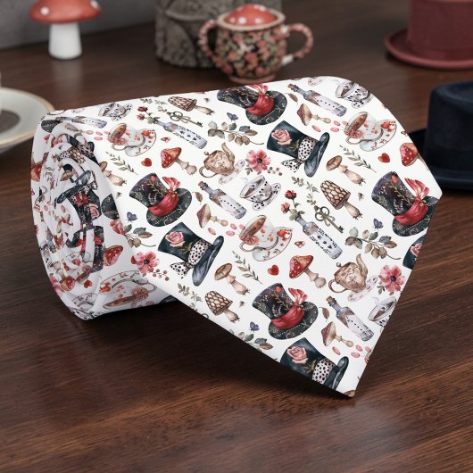 Cravate Wonderland Classic Pattern Necktie Tie