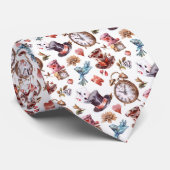 Cravate Wonderland Classic Pattern Necktie Tie (Roulé)