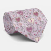 Cravate Wonderland Lilac Classic Pattern Necktie Tie (Roulé)