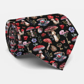 Cravate Wonderland Mushroom Pattern Necktie Tie (Roulé)