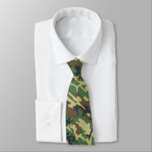 Cravate Woodland Camo
