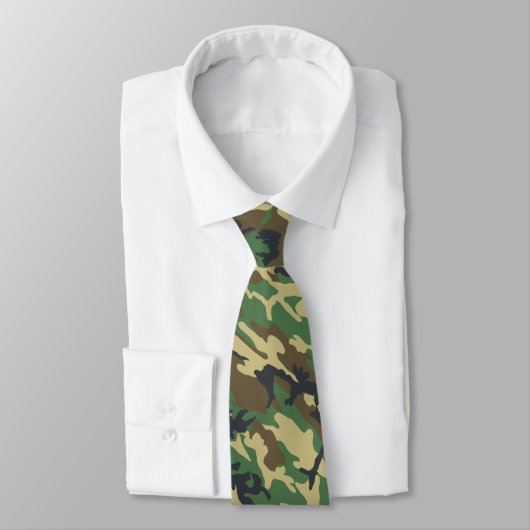 Cravate Woodland Camo (Attaché)