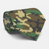 Cravate Woodland Camo (Roulé)